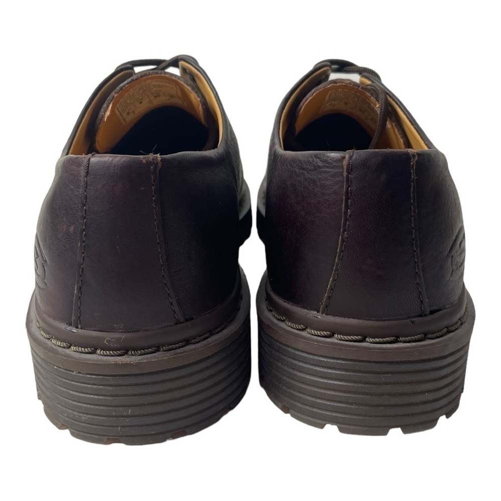 Vintage Y2K Skechers Men’s Brown Leather Oxford Shoes - Picture 5 of 9